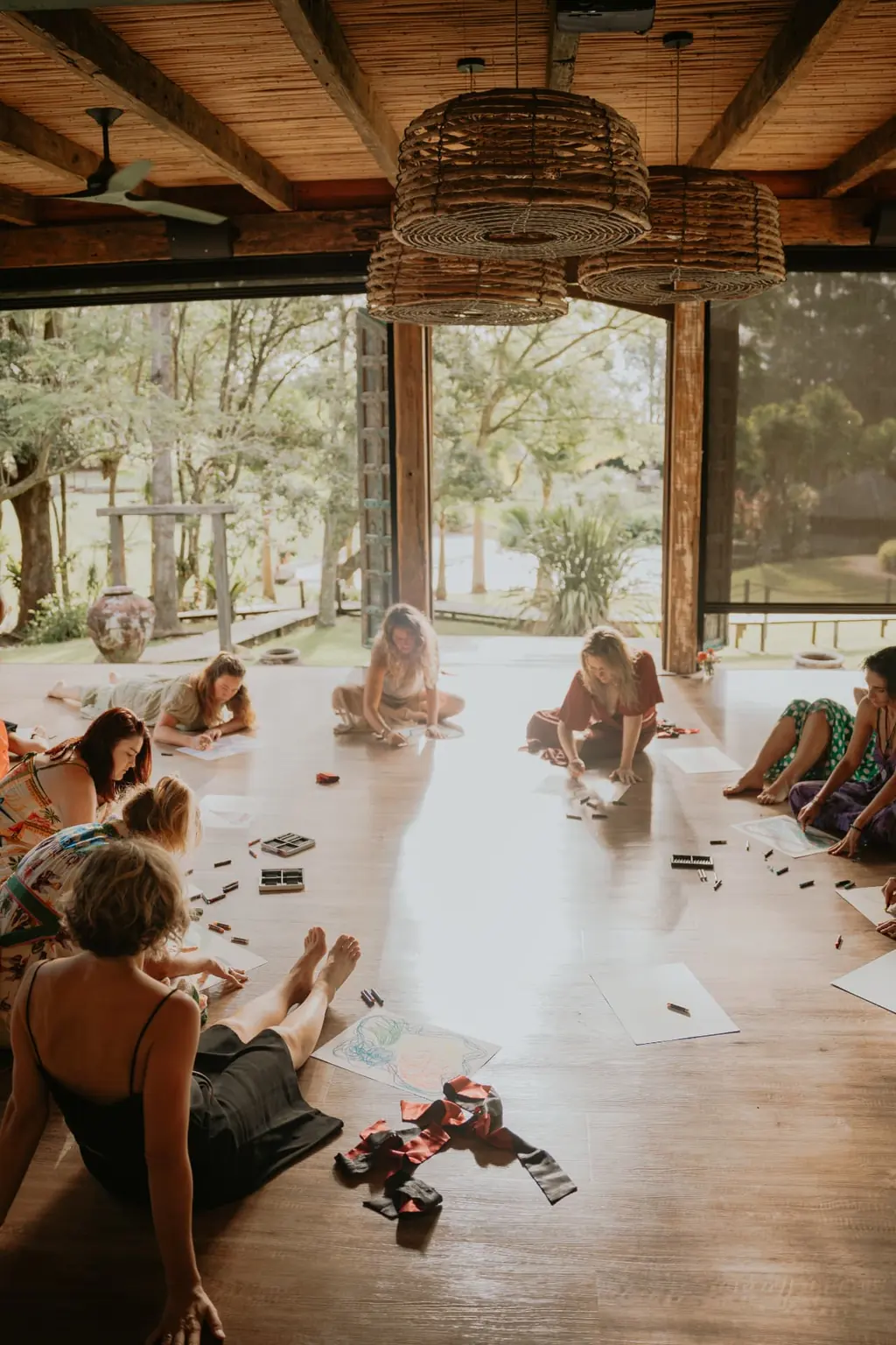 Intuitive drawings made by guests at an Elementa day retreat