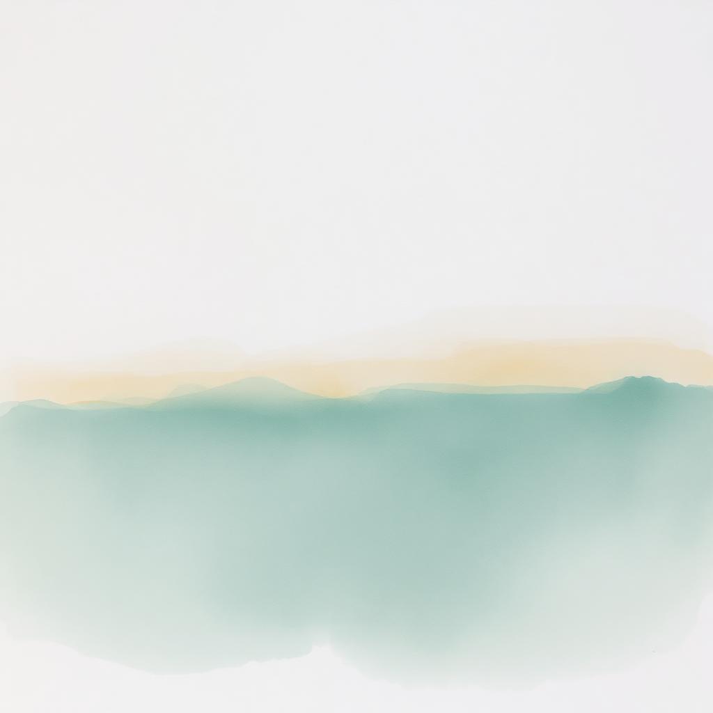 Footprints across a quiet desert ridge