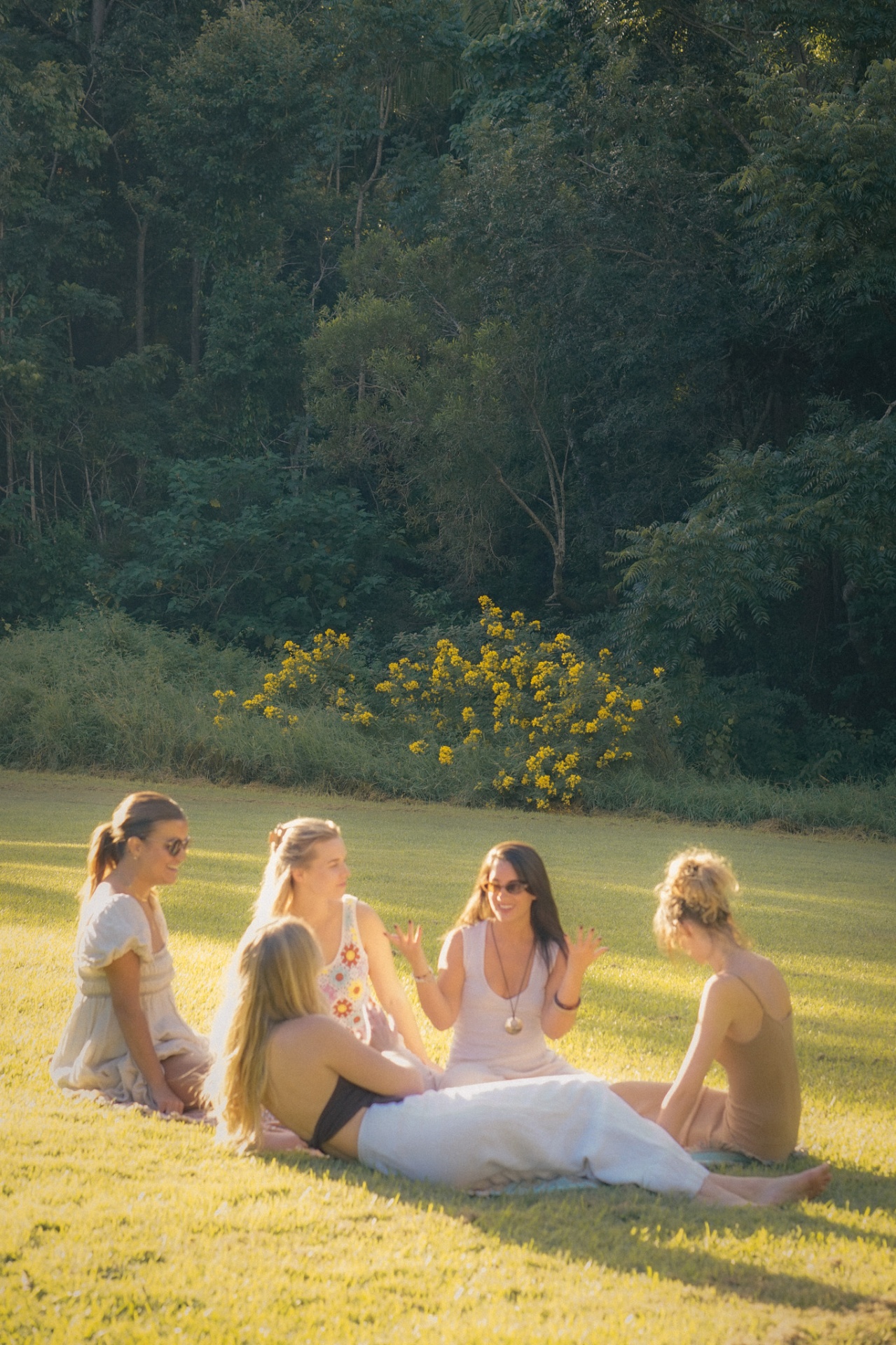 Yoga at the BlueGreen Sanctuary retreat