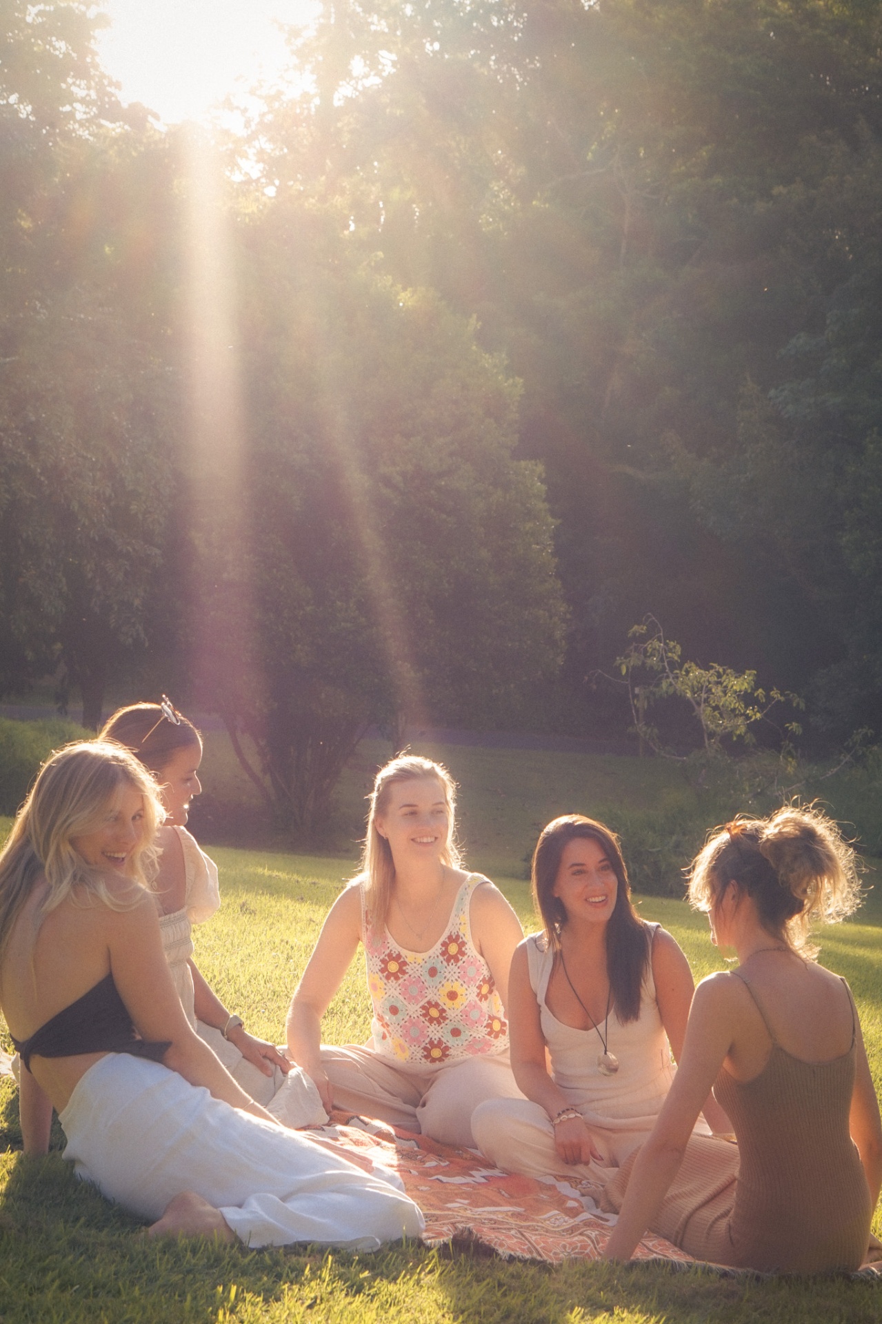 Outdoor women’s retreat gathering