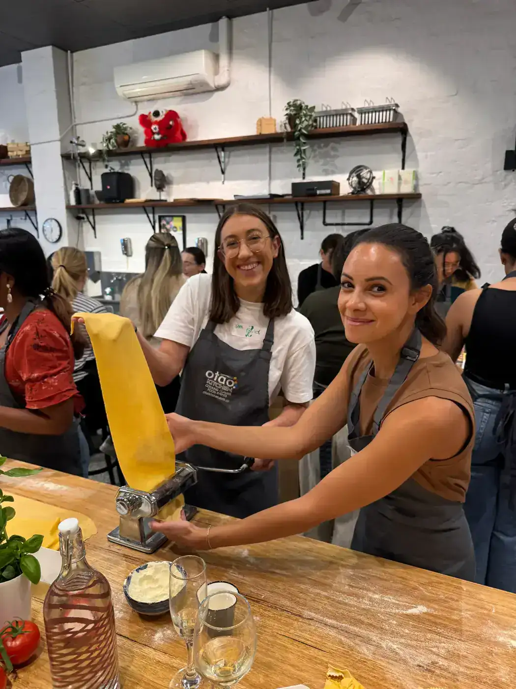 Cooking Together at The Slow Life Retreat