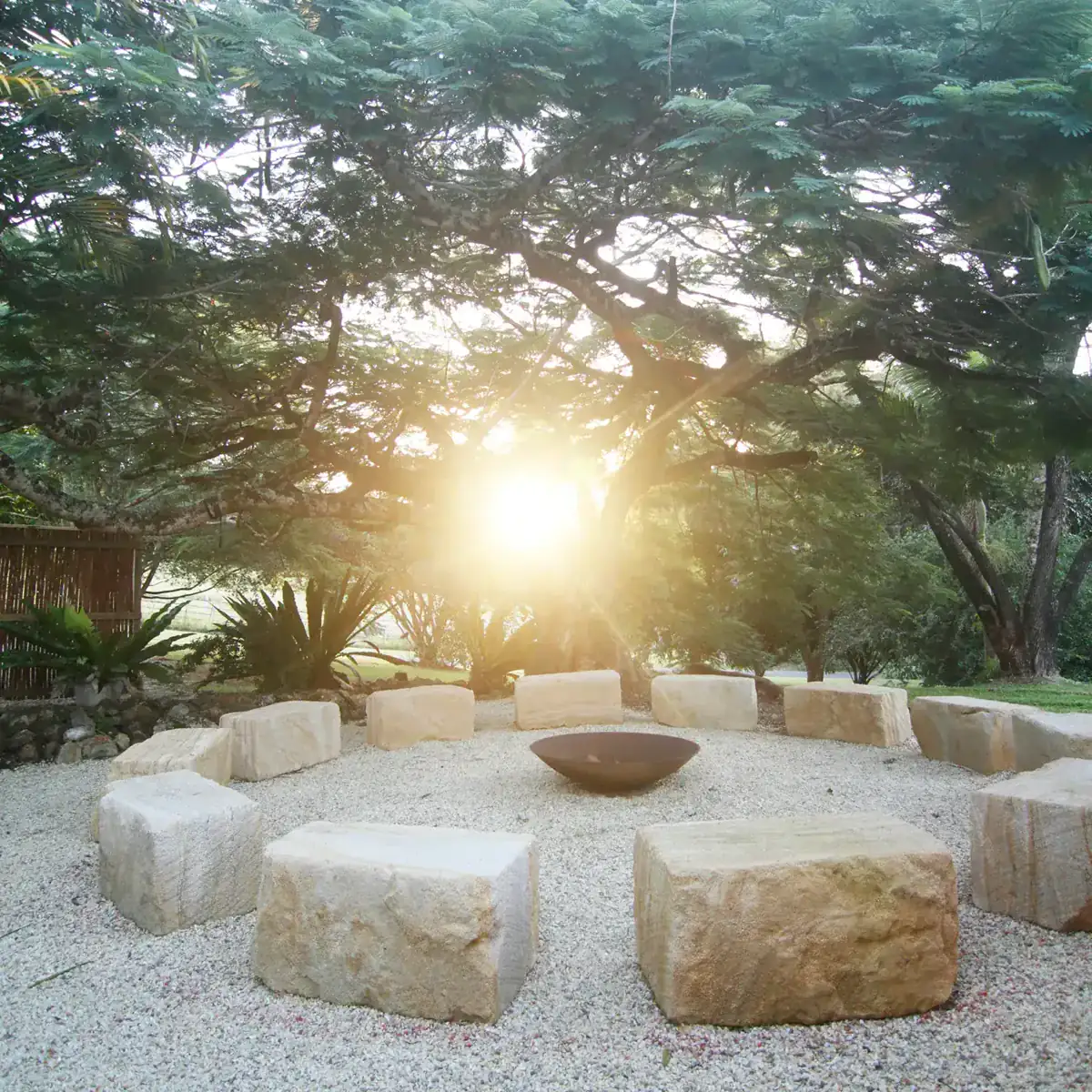 Around the Fire at The Slow Life Retreat