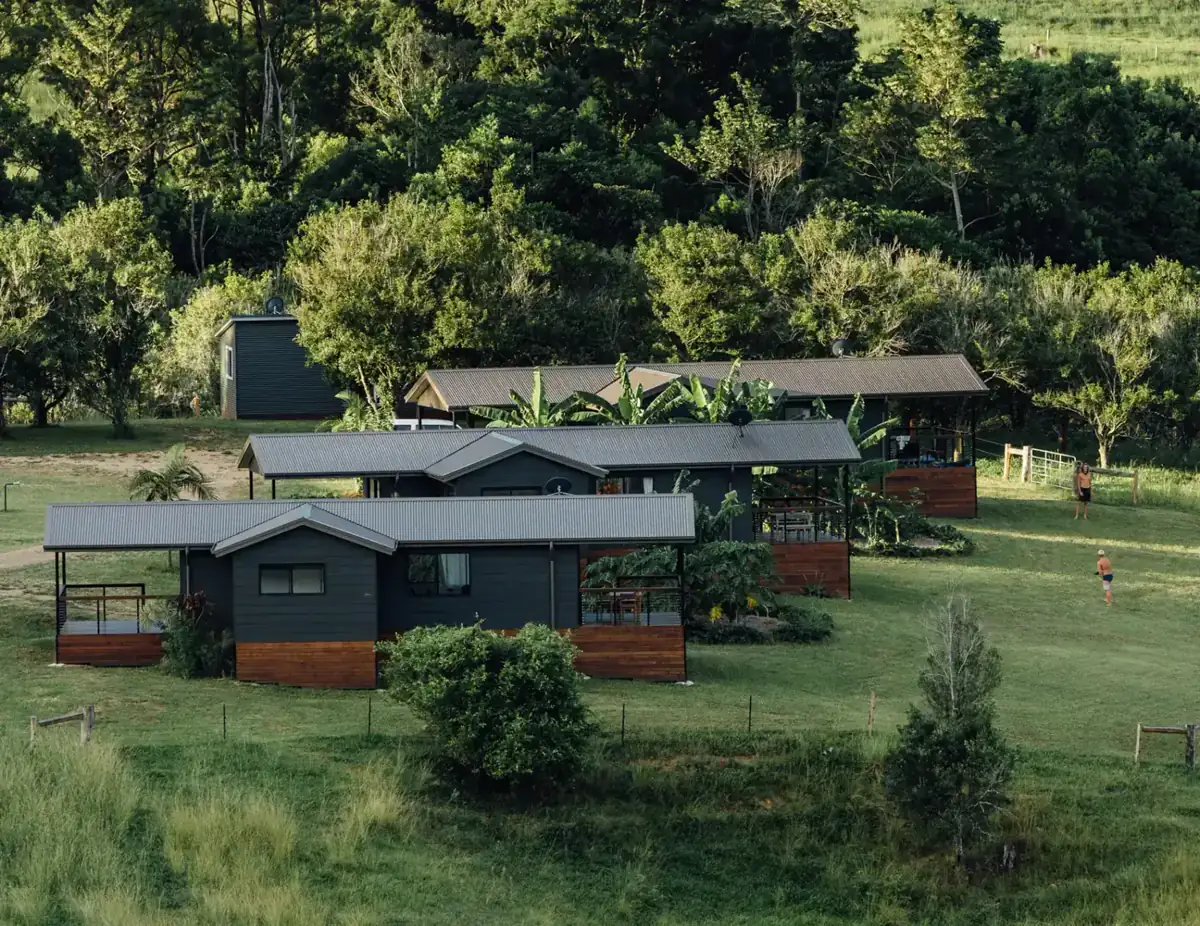 The Gumnut Cabins at Wybalena Organic Farm