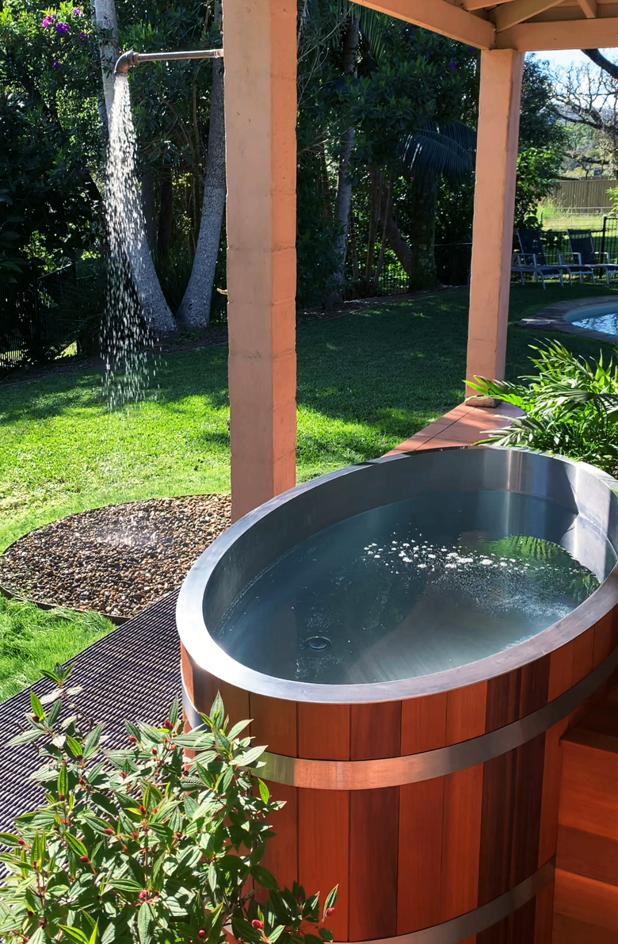 Ice Bath at The Slow Life Retreat